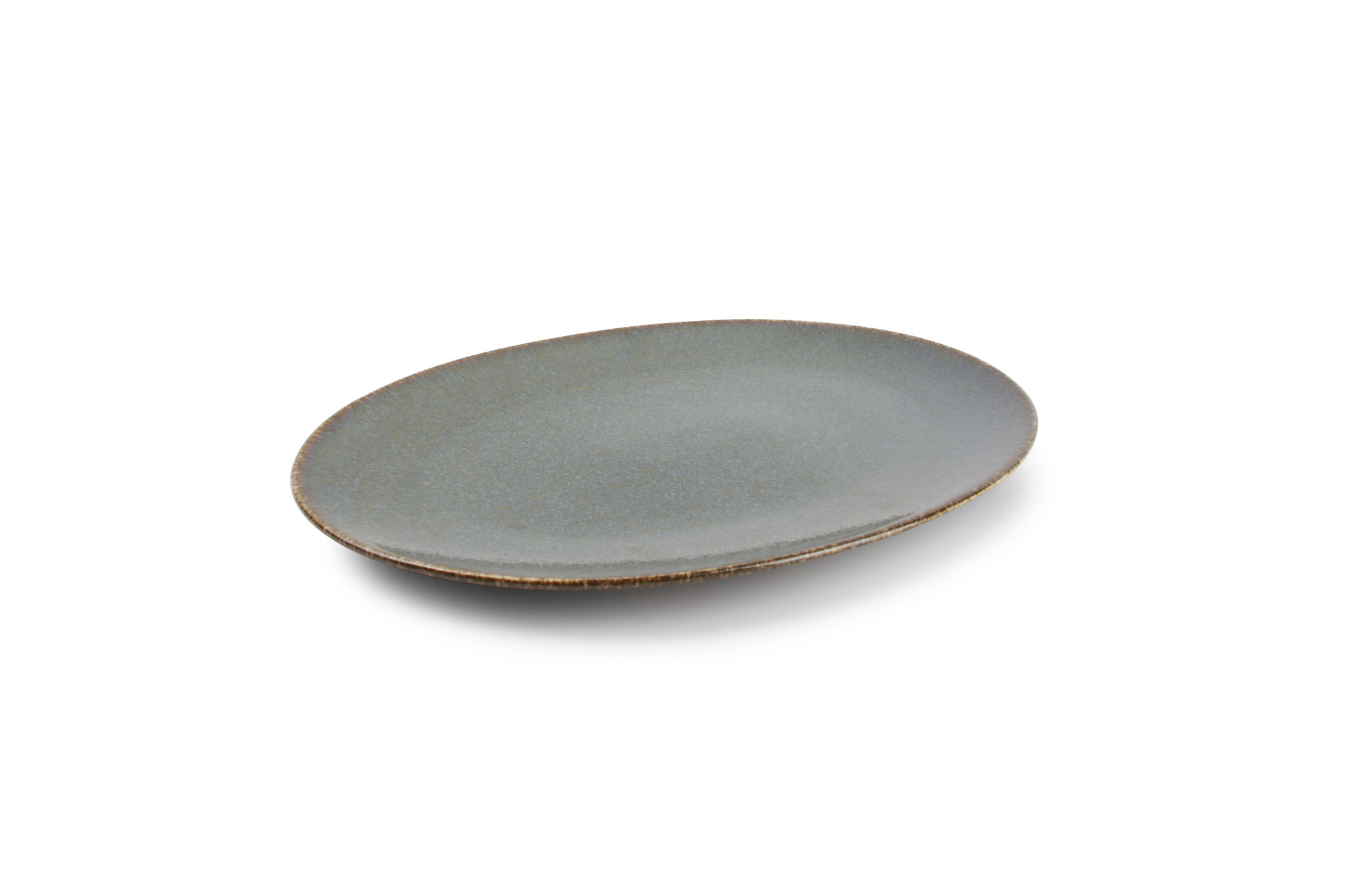 CIRRO plat bord ovaal 30 cm - Green multi (740556)