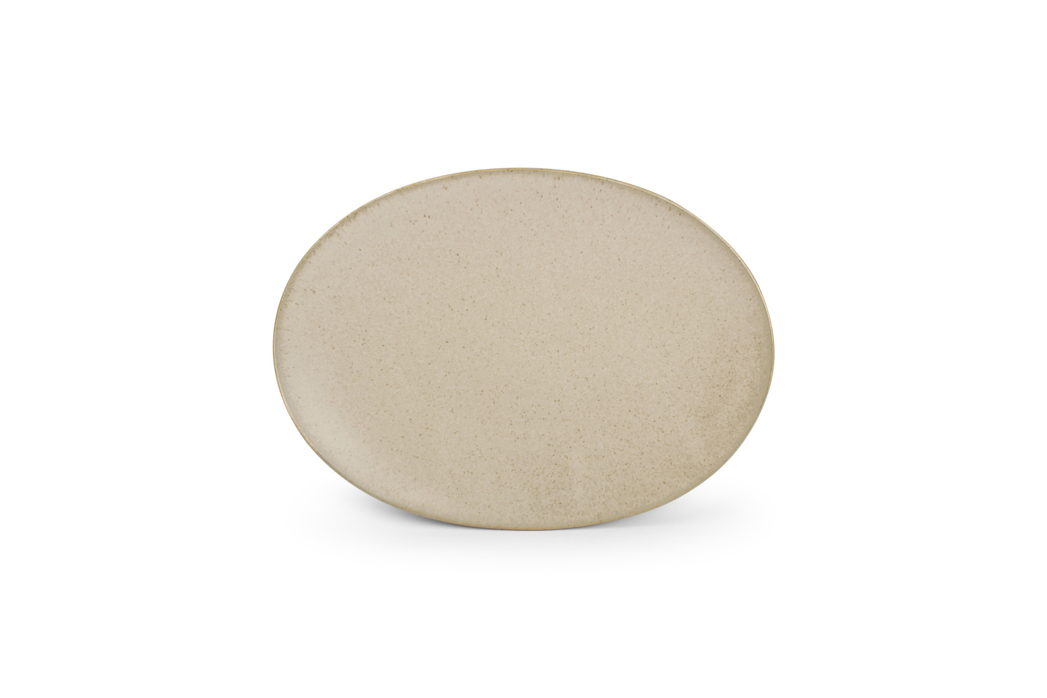 CIRRO plat bord ovaal 24 cm - Beige (740954)