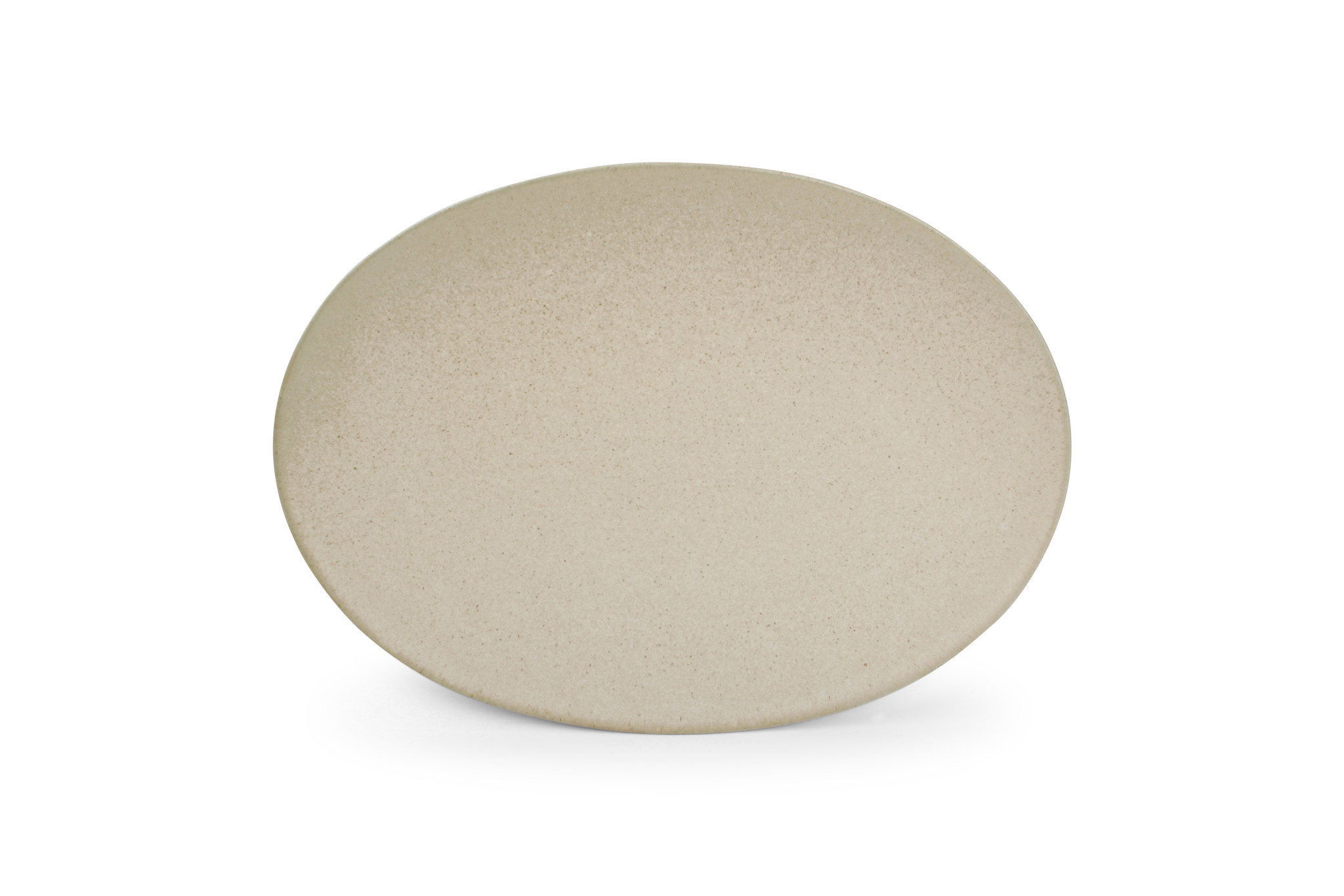 CIRRO plat bord ovaal 36 cm - Beige (740956)