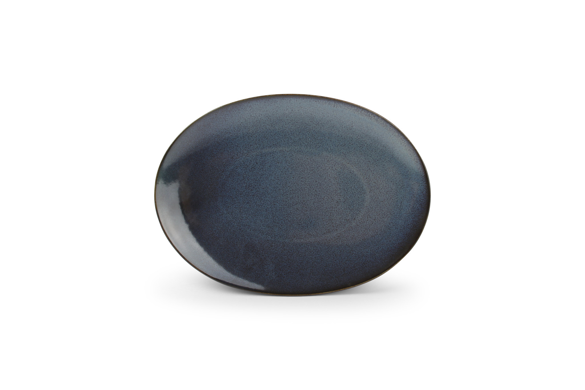 CIRRO plat bord ovaal 24 cm - Dark blue (740974)