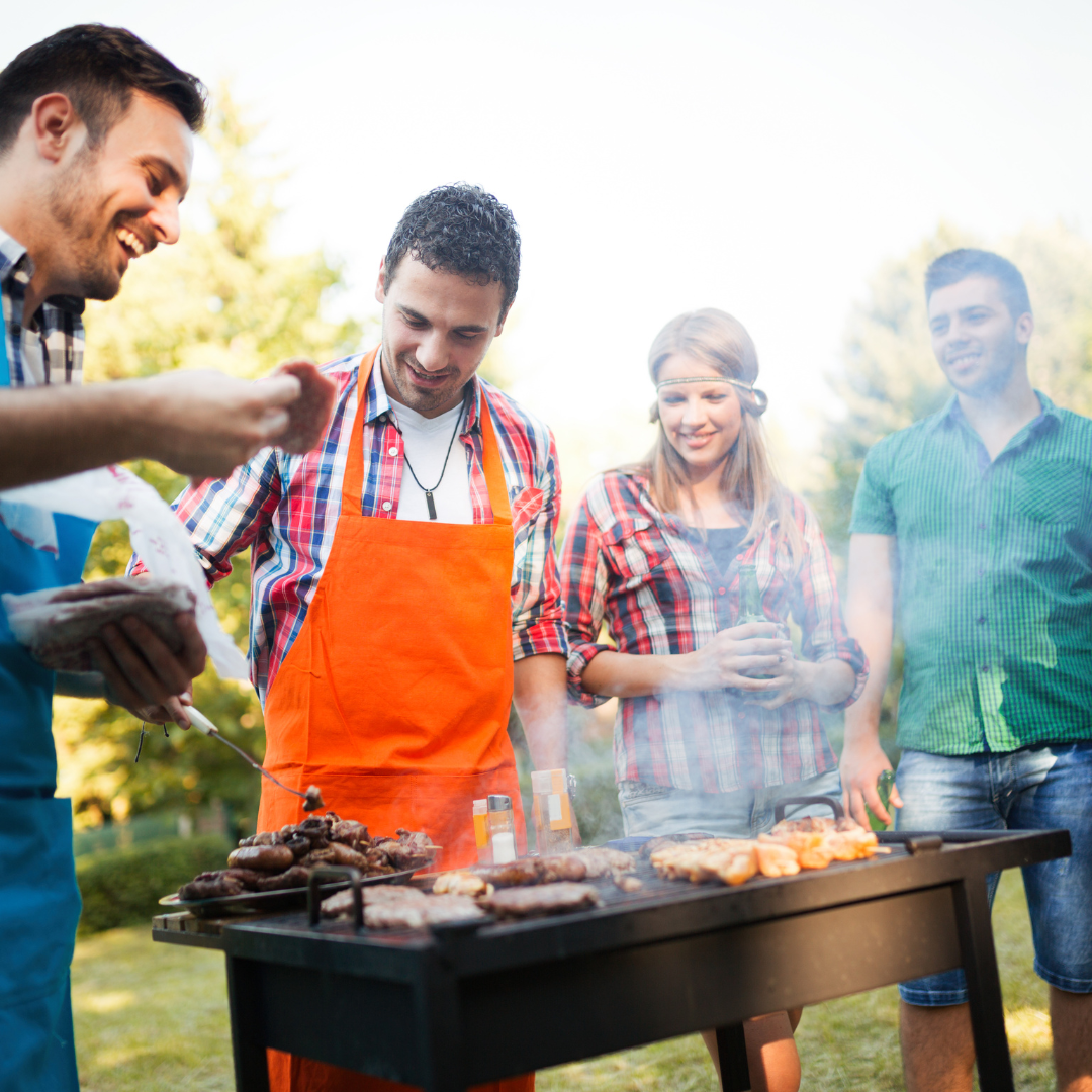 bbq met vrienden en familie