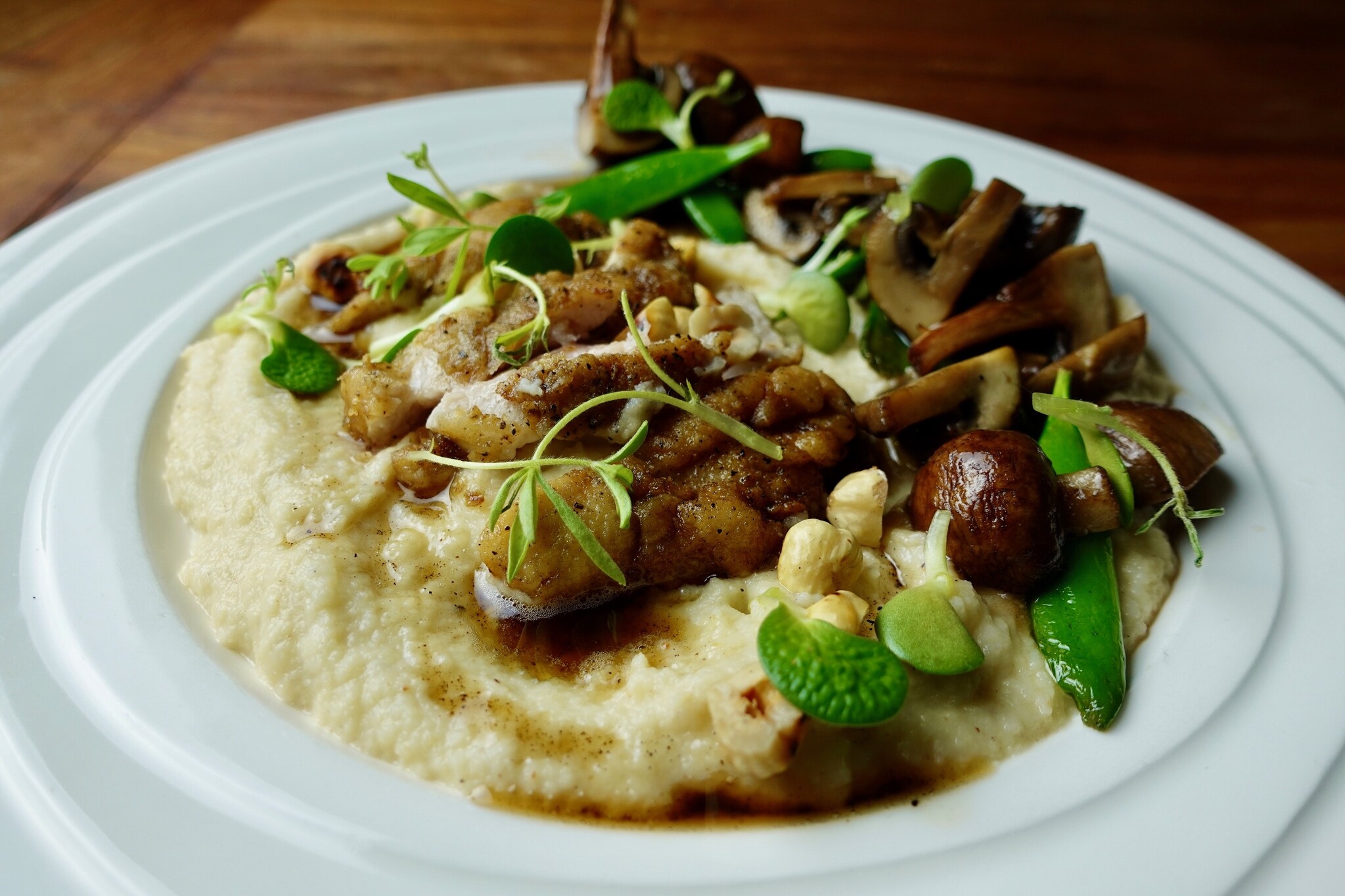 Kalfshartzwezerik met paddenstoelen