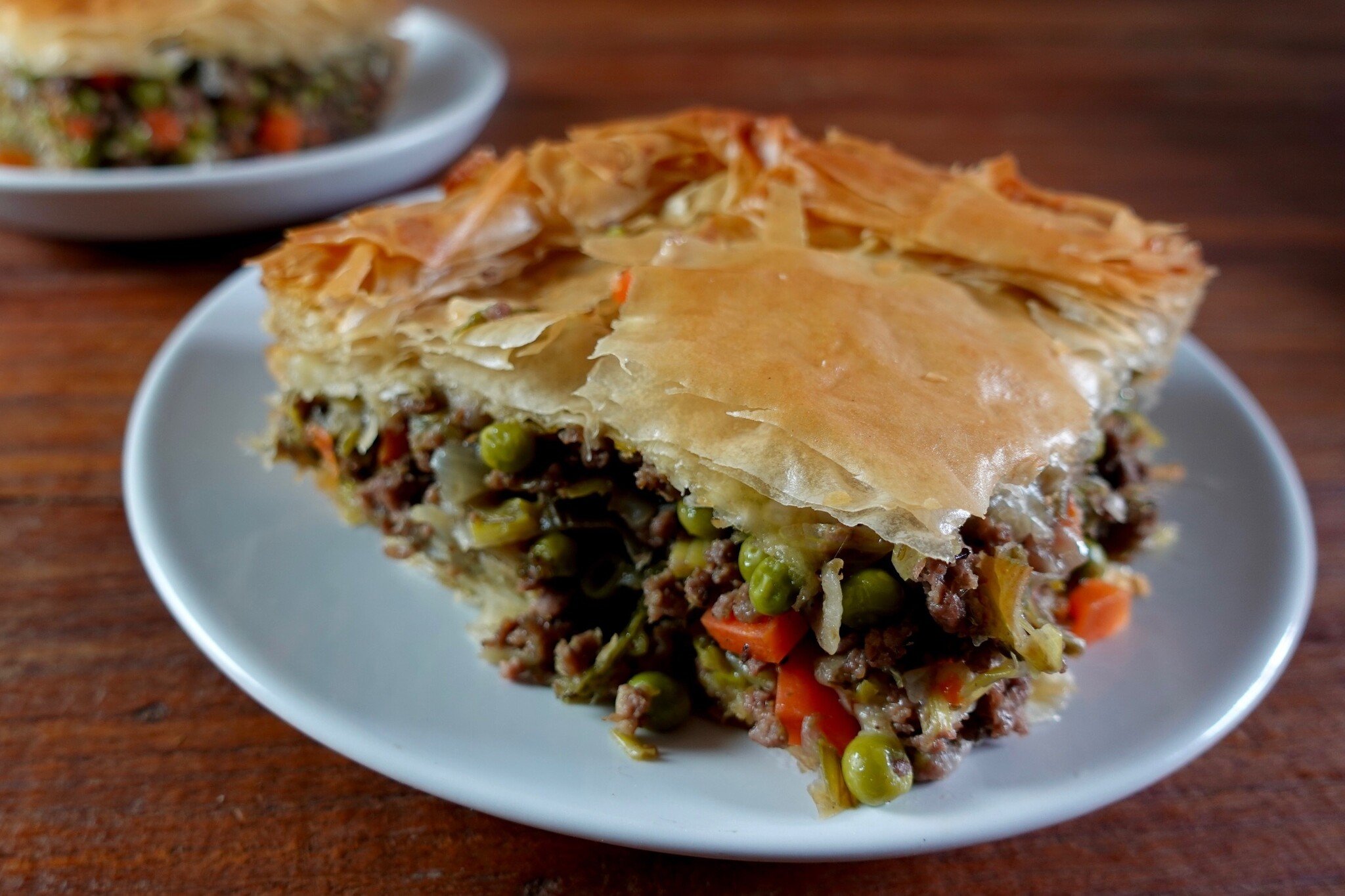 Kimadopita (gehaktpastei) van bizongehakt