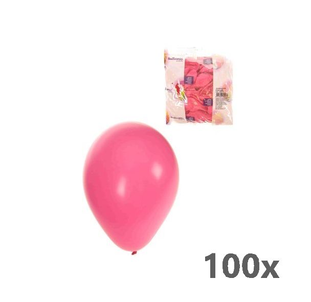 PartyXplosion - Ballonnen - Hardroze - 27cm. - 100st.