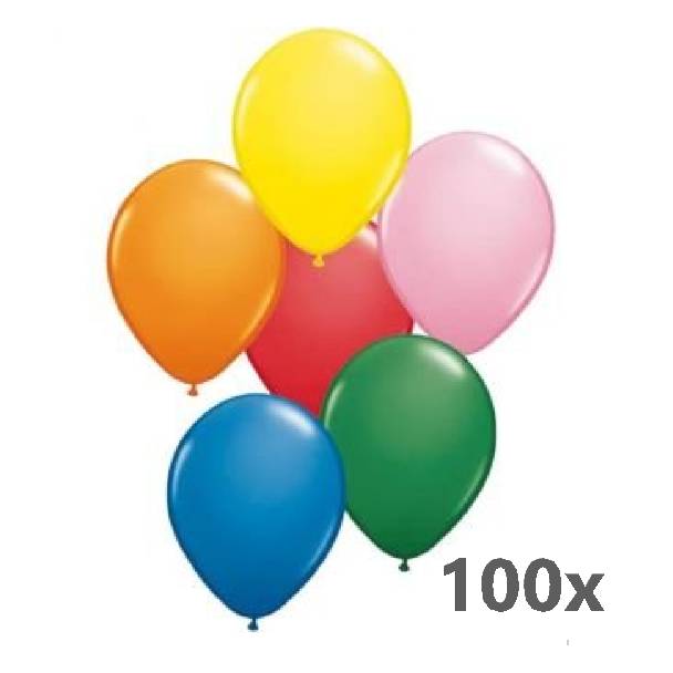 Ballonnerie - Ballonnen - Gekleurd - 100st.