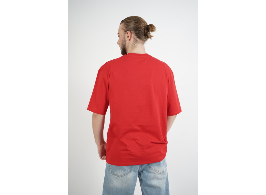 Long Fit Shirt Red - Carta