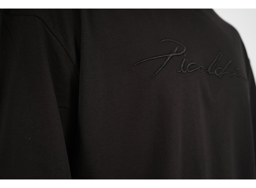 Signature  Long Fit Shirt Black -Schwarz