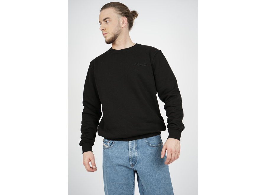 SWEATSHIRT PICALDI-BASIC/SCHWARZ