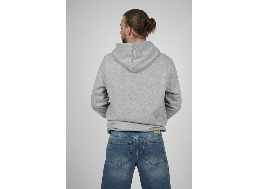 INITIAL HOODIE-GREY/GRAU