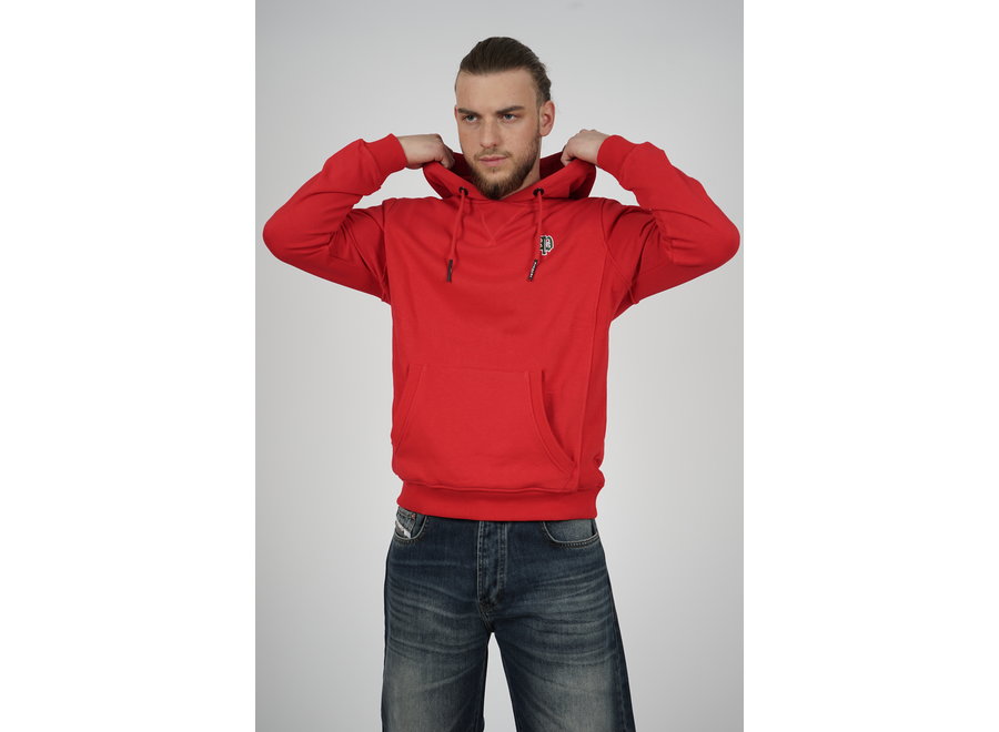 P Sweatshirt Kapuzen Hoodie Rot