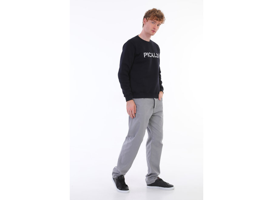 CHARLIE Sweatshirt mit Logo auf der brust-Schwarz