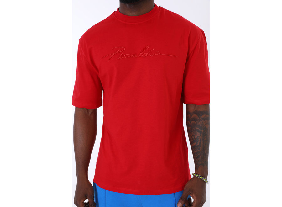 Long Fit Shirt Red - Signature