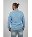 P- Sweatshirt mit Label-Stitching in Babyblau