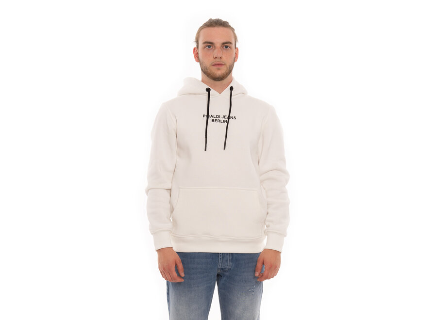 Sweat Hoodie mit Kapuze Ecru