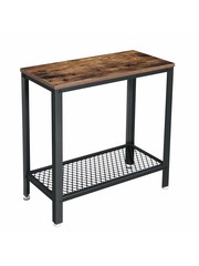 O'DADDY O'DADDY Table murale - table d'appoint industrielle - 60x30x60cm - marron