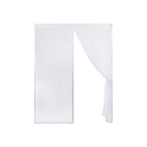 O'DADDY O’DADDY Fly porte rideau avec aimants - double porte – 184x230 blanc