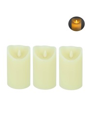 O'DADDY Led wax kaars set van 3st. - 12,5 cm