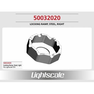 Lightscale Planetenschale rechts, Stahl, gehärtet f. STD