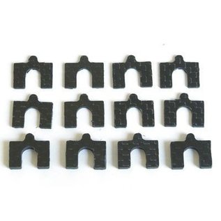 HARM Racing CFK camber adjustment plates, kit 2