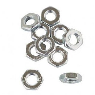 HARM Racing Hexagon nut M8, right thread 10 pcs