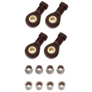 HARM Racing Special ball end for damper with bushing, 4 pcs