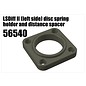 RS5 Modelsport LSDiff II (left side) disc spring holder and distance spacer