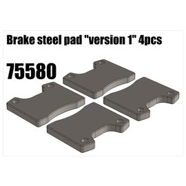 RS5 Modelsport Brake steel pad "version 1"