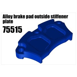 RS5 Modelsport Alloy brake pad outside stiffener plate