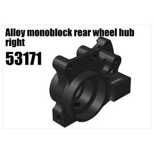 RS5 Modelsport Alloy monoblock rear wheel hub right