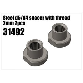 RS5 Modelsport Steel d5/d4 spacer with thread 2mm