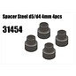 RS5 Modelsport Steel d5/d4 spacer 4mm 4pcs