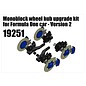 RS5 Modelsport Monoblock wheel hub upgrade kit for Formula One car - Version 2