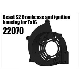 RS5 Modelsport Beast S2 Crankcase and ignition housing for Tx16