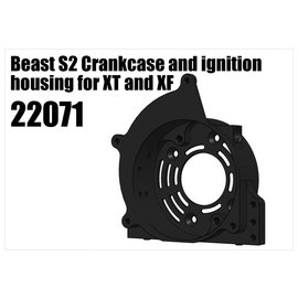 RS5 Modelsport Beast S2 Crankcase and ignition housing for XT and XF