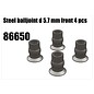 RS5 Modelsport Steel balljoint d5.7mm 4pcs