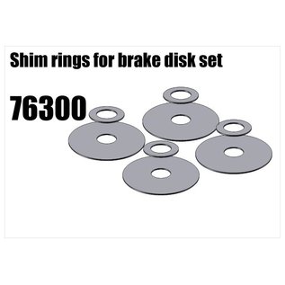 RS5 Modelsport Brake steel shim ring set