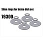 RS5 Modelsport Brake steel shim ring set