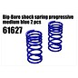 RS5 Modelsport Shock's spring progressive medium blue 2pcs