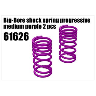 RS5 Modelsport Shock's spring progressive medium purple 2pcs