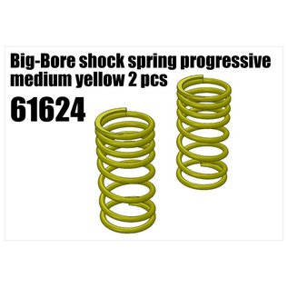 RS5 Modelsport Shock's spring progressive medium yellow 2pcs