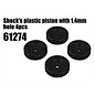 RS5 Modelsport Shock's plastic piston with 1,4mm hole 4pcs