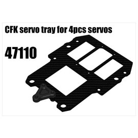 RS5 Modelsport CFK servo tray for  servos