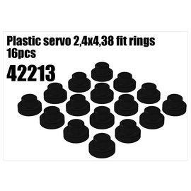 RS5 Modelsport Plastic servo 2,4x4,38 fit rings 1