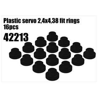 RS5 Modelsport Plastic servo 2,4x4,38 fit rings 16pcs