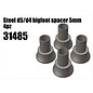RS5 Modelsport Steel d5/d4 bigfoot spacer 5mm 4pcs