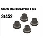 RS5 Modelsport Steel d5/d4 spacer 2mm 4pcs