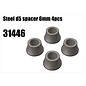 RS5 Modelsport Steel d5 spacer 6mm 4pcs