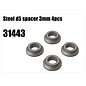 RS5 Modelsport Steel d5 spacer 3mm 4pcs