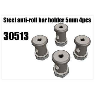 RS5 Modelsport Steel anti-roll bar holder 5mm 4pcs