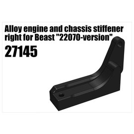 RS5 Modelsport Alloy engine and chassis stiffener right for Beast "22070-version"
